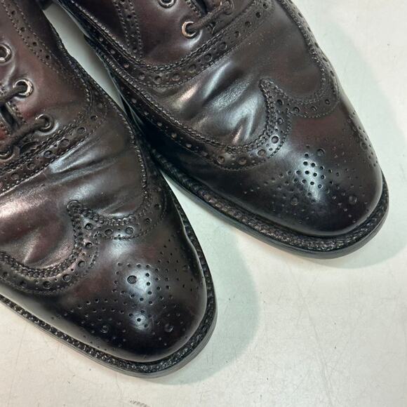 FULLY RESOLED Alden x Brooks Bros. A764 Shell Cordovan Wingtip Brogue USA 8 C main image 5